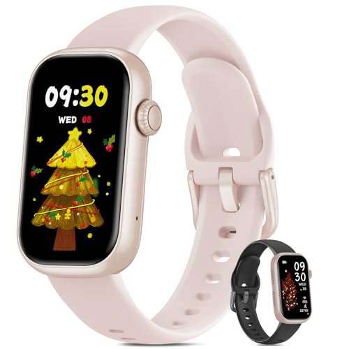Montre connectée appel bluetooth homme femme rose