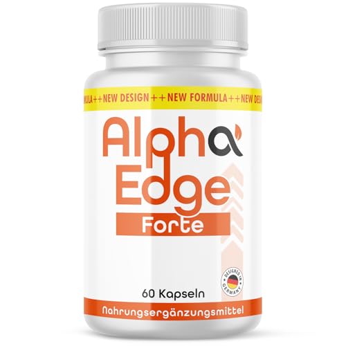 Alpha Edge Forte Capsules| Avec une combinaison d'ingrédients éprouvée | Qualité Premium | 60 gélules