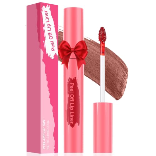 Image of Lip Stain Peel Off Tattoo Lip Liner Lip Tint Long-Lasting All Day Cocoa | Easy To Apply, Waterproof, Long-Wearing, Transfer-Resistant, Cruelty-Free, Safe For All Skin, Smooths Texture Naturally