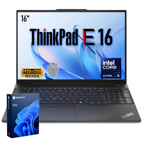 Image of LENOVO ThinkPad E16 Gen 3 16 inch Intel Core Ultra 5 225H AI Business Laptop