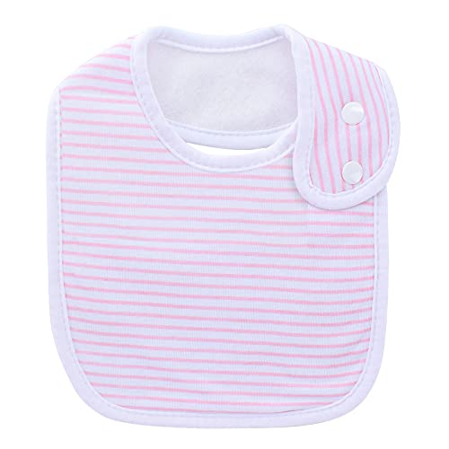 Hakochia Baby Bibs Organic Cotton Soft Absorbent Baby Bandana Drool Bibs With Adjustable Snaps For Girls Teething And Drooling 3-36 Months #TOP4