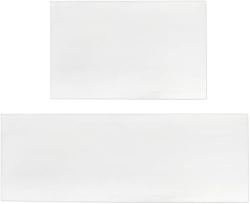 Miniatura 8 de LB Tapetes de cocina con estampado floral morado lavanda para cojines de piso, tapete de cocina antifatiga, juego de 2 alfombras y alfombras de