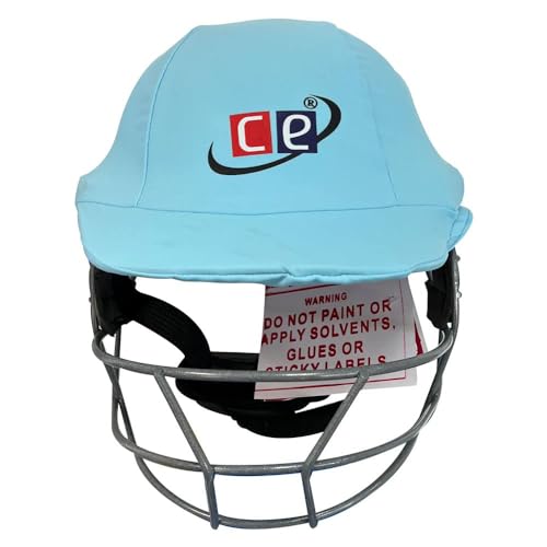 Cricket Helmet Choice of Multicolor Helmets Covers Men (Aqua Blue, Adjustable)