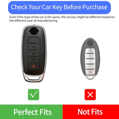 Funda para llavero Nissan 5 botones compatible con Versa Sentra y Armada 2