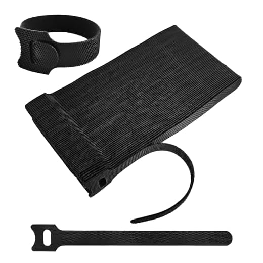 62 PCS Reusable Cable Ties, Adjustable Cable Organizer, Hook-Loop Cable Management - 6 Inch