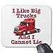 Produktbild Drempad Gaming Mauspads Custom, I Like Big Trucks and I Cannot Lie Peterbilt Mouse Pad 11.8"*9.8"