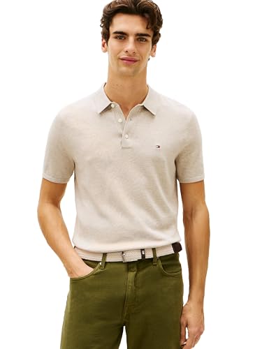 Image of Tommy Hilfiger Men's Lightweight Cotton Knit Short Sleeve Polo Shirt