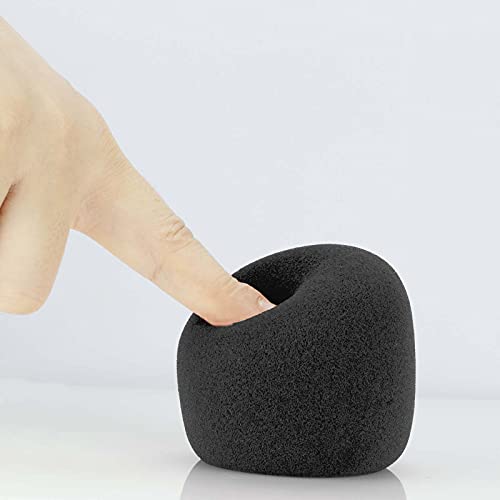 Sm58 Windscreen, Mic Foam Replacement For Shure Sm58 Sm48 Vocal Microphone Pop Filter, Black Noise-Cancellation Windsock Cover 3-Pack - Lefxmophy #TOP3