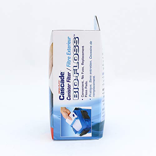 Penn Plax Cascade 700 1000 GPH Floss Pads – Filter Pad Keeps Your Aquarium Clean and Clear – Pack of 6