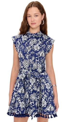 alice + olivia Women's Lucy Cuffed Cap Sleeve Mini Shirt Dress - Main Image