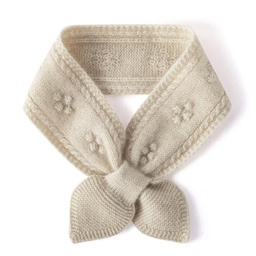 Knit Triangle Scarf for Women Knitted Pull Through Mini Scarf Y2k Neckerchief Fisherman Aesthetic Accessories