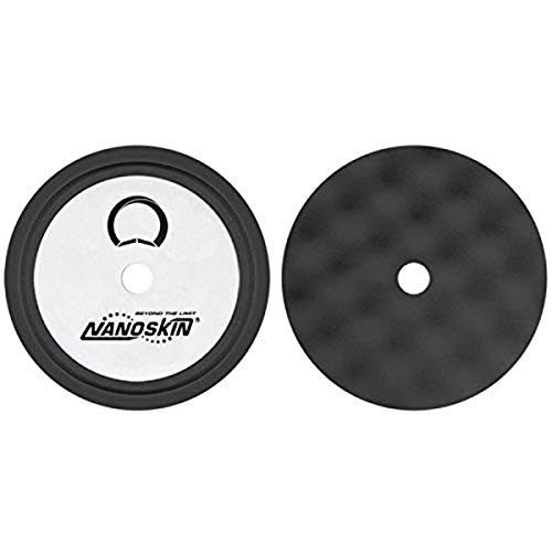 Nanoskin 8" Speedy Waffle Foam Polishing Pad - Removes Surface Defects on Cars, Trucks, RVs, Boats & More | Recessed Loop Backing | Use with Rotary Polisher | Designed for Even Pressure Distribution