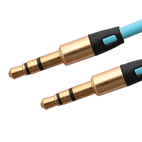 Cable auxiliar estéreo Jack 3.5mm macho a macho 3 m miniatura 2
