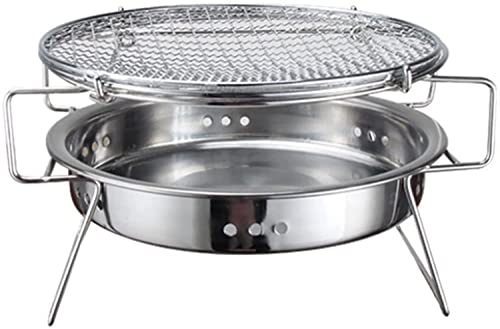 Estufa de barbacoa de acero inoxidable duradera para camping y jardín 2