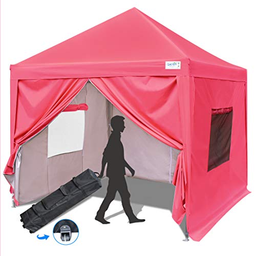 Quictent Privacy 8x8 Ez Pop up Canopy Tent Enclosed Instant Canopy Shelter Protable