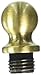 Baldwin 1090060I Ball Tip Hinge, Antique Brass with Brown