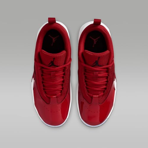 Jordan Max Aura 6 Big Kids' Shoes (FQ8297-601, Varsity Red/White/Clear/Black)4