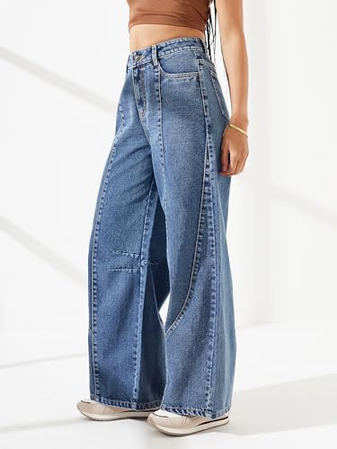 Image of Dolce Crudo Women's High Waist Straight Fit Jeans