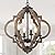 Eayaya Farmhouse Chandeliers for Dining Room, 6-Light Rustic Dining Room Light Fixture Over Table, Wood Black Hanging Pendant Lights Kitchen Island, Boho Chandelier for Bedrooms Entryway Living Room