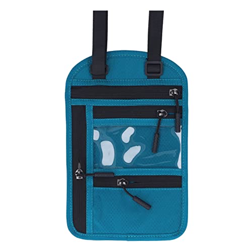 Carteira de Pescoço, Carteira de Pescoço, Leve, Carteira de Viagem, Porta Passaporte, Carteira Multi