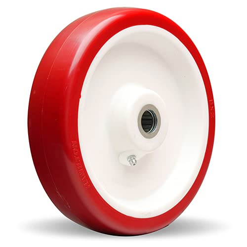 8" Hamilton (S-MS-8NF) Medium Service Swivel Caster Poly-Tech® Wheel