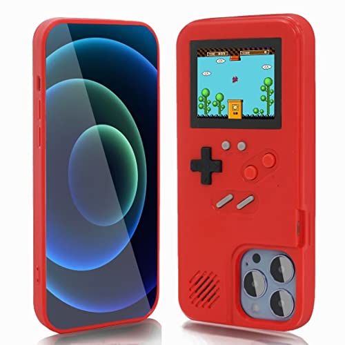 🎮 [Custodia perfetta per iPhone] Questa custodia per iPhone Game Boy ha un design multifunzionale: gioco relax e protezione del telefono, a prova di caduta, antiurto, antipolvere, antigraffio, protegge bene il tuo iPhone.