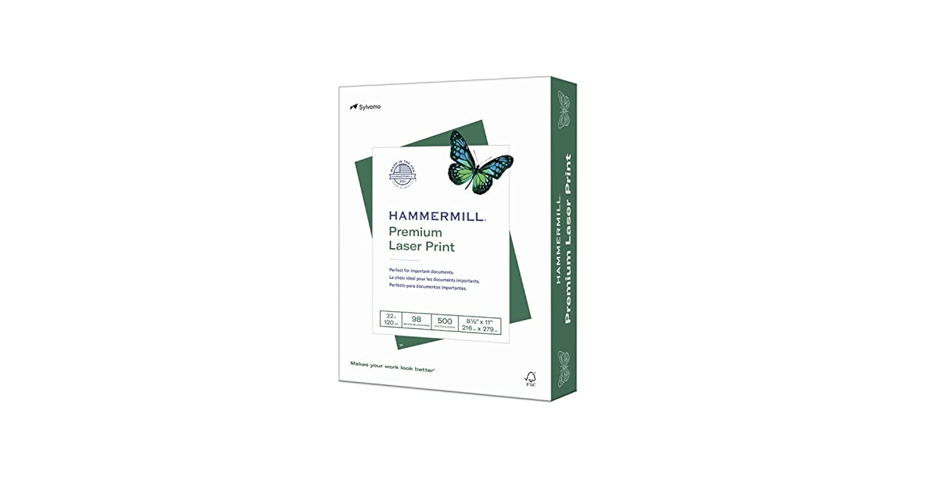 【BREAKERZ】会報 Hammermill 104646 32 lbs. 98 BRGT Prem Laser Print Paper