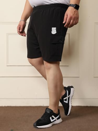Image of Bigbanana Plus Size Men's Regular Fit Solid Shorts
