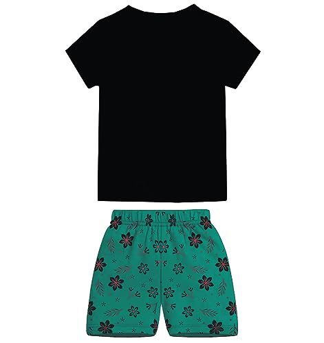 Image of MIST N FOGG Girl's T-Shirt and Shorts (Set of 4)
