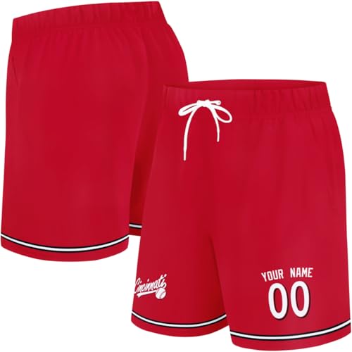 Image of ANTKING Swim Trunks Custom Name Number Beach Shorts for Men Youth Gifts