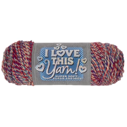 Image of Hobby Lobby Print I Love This Yarn, 852 Orange Zest, Set of 2 | 4 Medium Weight, 252 Yards Per Skein
