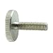 Produktbild Eisenwaren2000 | M4 x 10 mm DIN 653 Rändelschrauben (10 Stück) - neidrige Form - Edelstahl A1 1.4305 VA - rostfrei