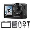 DJI Osmo Action 4 Combo Essenziale - Action cam impermeabile 4K/120fps con sensore 1/1.3”, macchina fotografica subacquea,incredibili immagini con scarsa illuminazione,prestazioni cromatiche a 10 bit