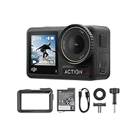 DJI Osmo Action 4 Combo Essenziale - Action cam impermeabile 4K/120fps con sensore...
