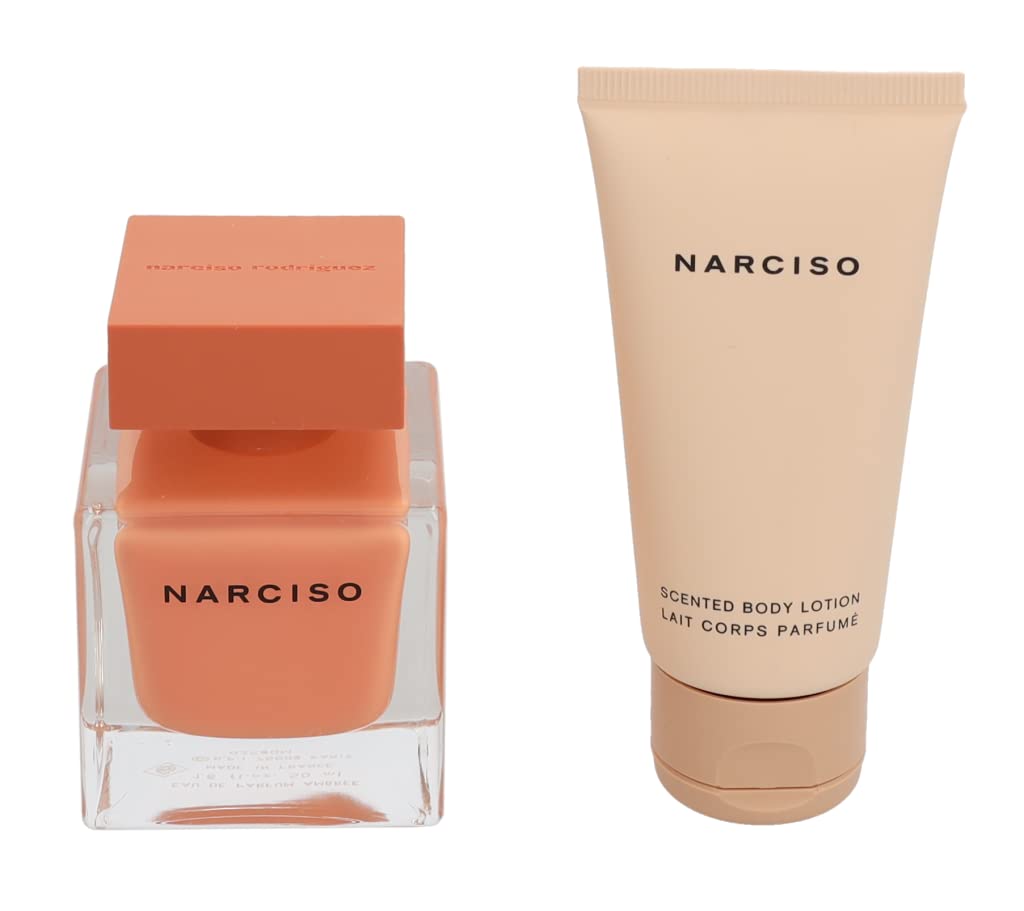 NARCISO RODRIGUEZ Kompatybilny - woda perfumowana Ambree 50 ml + balsam do ciała 50 ml - pudełko prezentowe