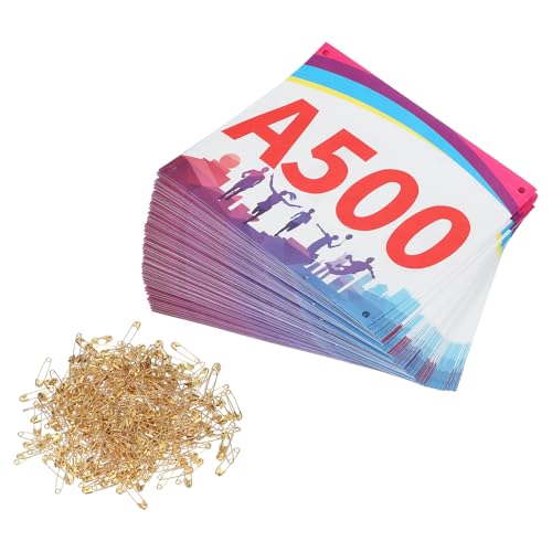 Dorsales de carreras impermeables y antidesgarro PATIKIL para evitar roturas en maratones