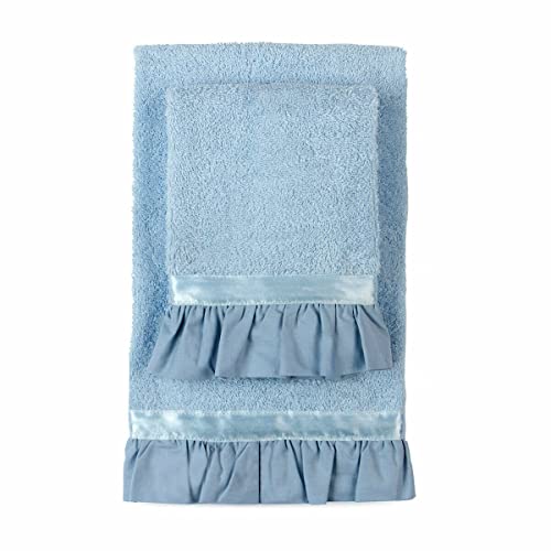 Morbidissimi Set asciugamani 1+1 Elodie Spugna con...