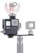 ULANZI V2 Pro Vlogging Housing Case for GoPro 7/6/5, Protective Frame Cage + Microphone Cold Shoe Extension+Lens Filter Compatible for GoPro Hero 7 6 5,Updated of Ulanzi V2
