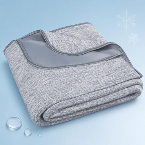 Degrees of Comfort Cooling Blanket for Hot Sleepers Twin Size, Q-Max0.4 PolarEdge Cold Fabric...