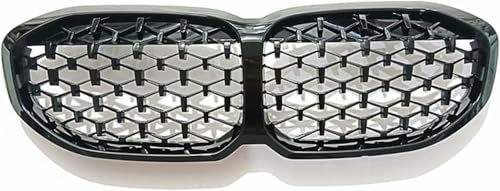 Calandre diamantée BMW F40 2019-2023 : grille de calandre avant noire