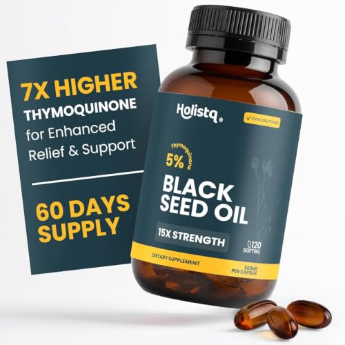 HOLISTQ Organic Black Seed Oil Capsules