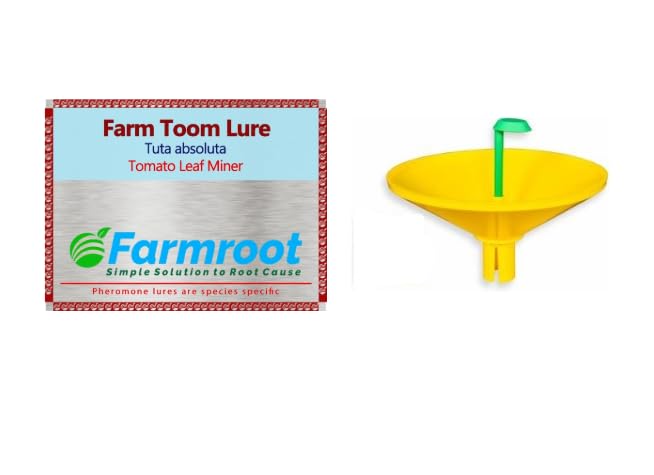 Farmroot Tomato Leafminer Toom Lure with Water Trap – Insect Lure Control (Pack of 2)-image-32