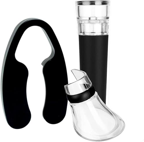 Weinausgießer und stopfen mit Folienschneider Weinflaschenausgießer für Rot und Weißwein