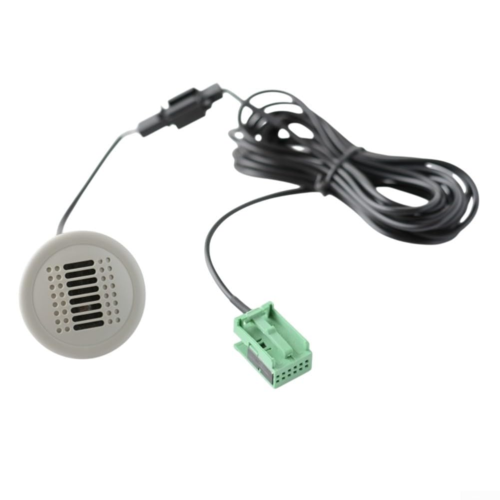 For Microphone with Extension Cable Compatible with FCON Pro and FISCON Car Audio Stereo Systems, 300cm Wired Mic for RNS315 RCD510 R