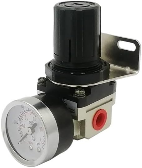 AR4000-04 AR4000-06 AR5000-06 AR5000-10 G1/2 G3/4 G1 Pneumatic Air Pressure Regulator Relief Valve Thread Air Treatment Unit (Color : AR4000-04)