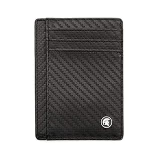 STYLISH & DURABLE - We’ve selected the highest quality Genuine Leather for our custom-manufactured RFID blocking Carbon Fibre Style wallet. Our dual-layer RFID blocking technology, quick access ID window and reinforced stitching provide an unbeatable...