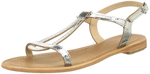 Les Tropéziennes par M. Belarbi HAMAT, Bride Arrière Femme, Argent (Argent/Serpent), 38 EU