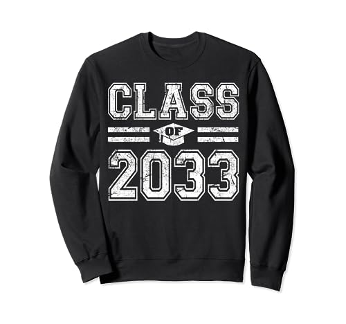 Regalo per il primo giorno dell'asilo, Class Of 2033 Grow With Me Felpa