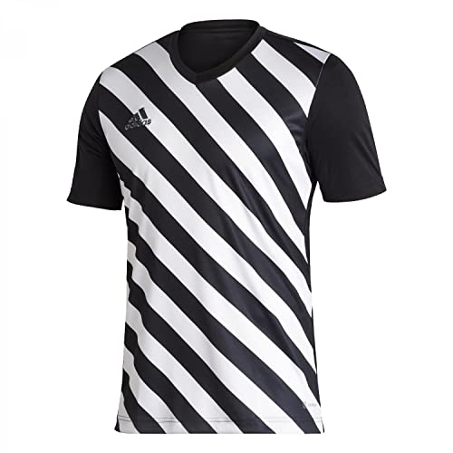 adidas Homme Entrada 22 Graphic Jersey, Black/White, S