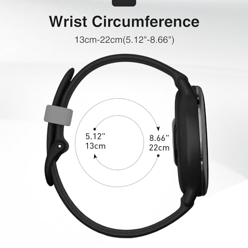 Correa de reloj para Garmin Vivoactive 6 5 3, correas de repuesto de silicona suave para Garmin Forerunner 55 165 245 645, talla única, Silicona, No es una piedra preciosa
